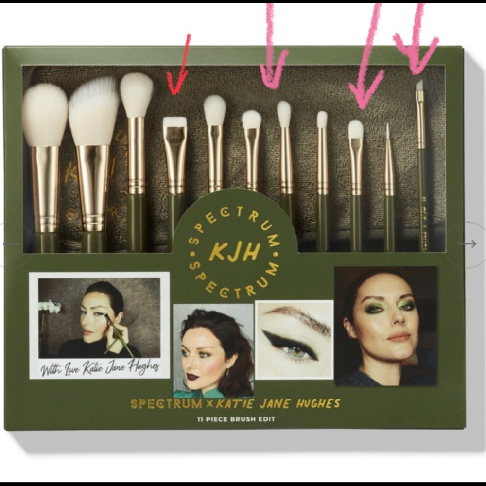 4 Spectrum x KJH Brushes + Buffing Towel